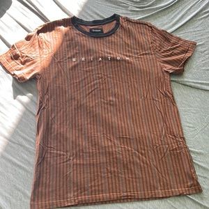 Brixton tee. Short sleeve brown